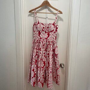 Bernie Dexter summer baroque print cotton dress size 4